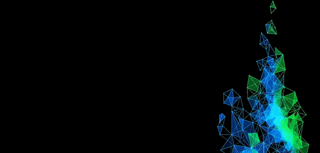 Abstract illustration of data and technology driving innovation