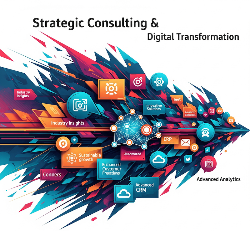 Strategic Consulting Illustration